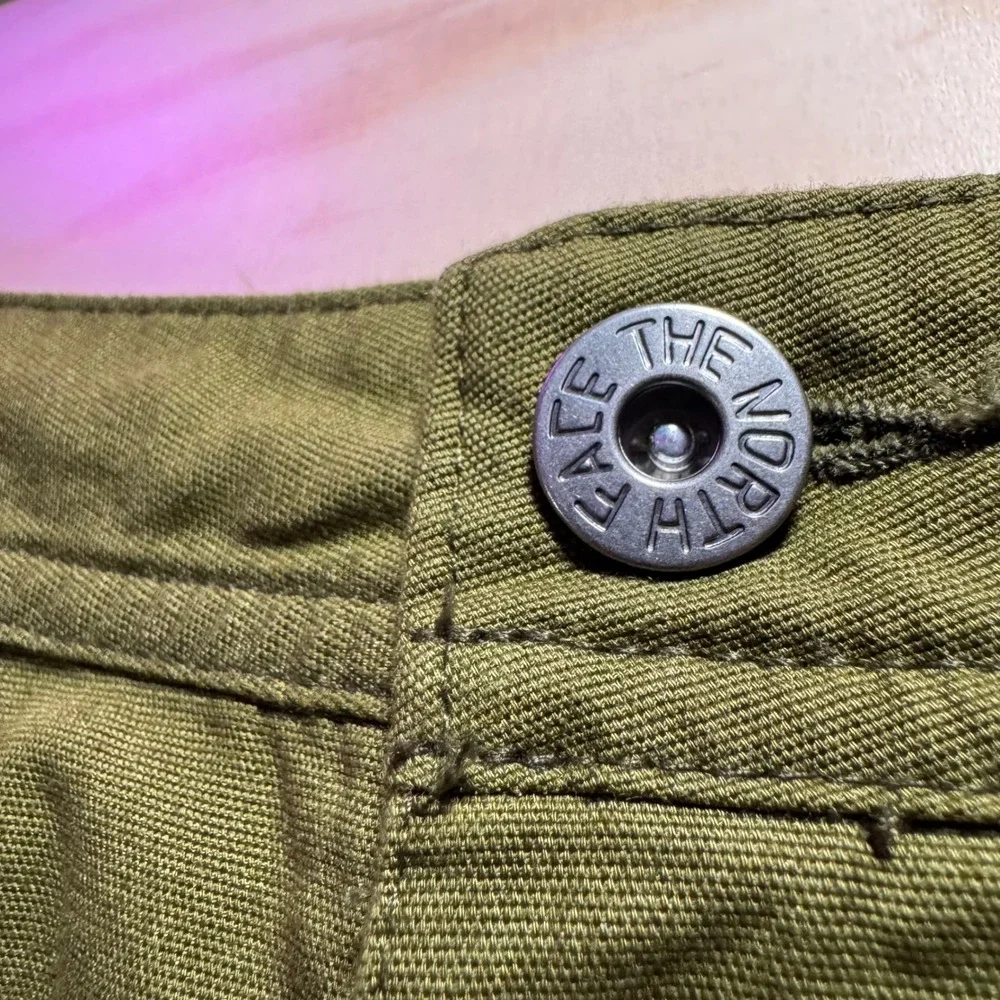 The North Face Pants‎ Mens 30 Short Olive Green Cotton Stretch Motion Hiking